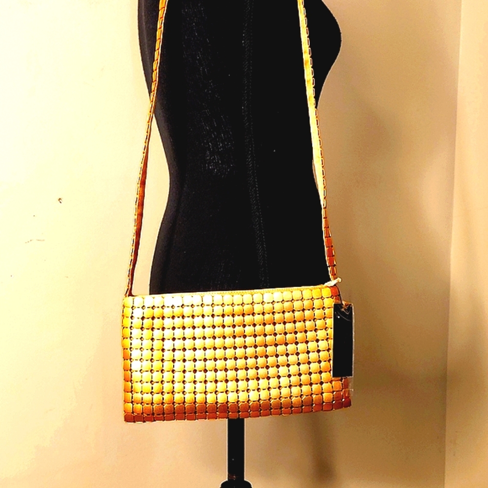 Y&S originals. Vintage gold studded fancy handbag.